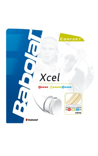 Babolat Xcel - Cuerda de Tenis de Calibre 17 (Natural)