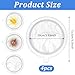 4 Pieces Filter Food Filter Strainer 200 Mesh 5 Inch Sieve Fine Mesh Nylon Strainer Sieve Kitchen Funnels for Filtering Coffee Cooking Oil Filtering Yogurt Juice Milk Honey Wine Cheese Soy Milk