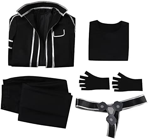 Miniatura 5 de Disfraz de anime Sword Art Online SAO Anime Kazuto Kirigaya Kirito Cosplay