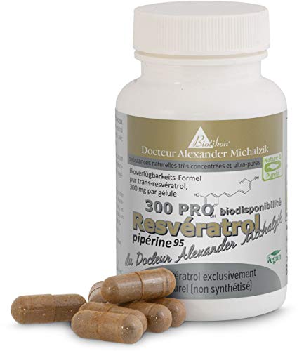 Resveratrol 300 PRO : gélules antioxydantes du Docteur Alexander Michalzik