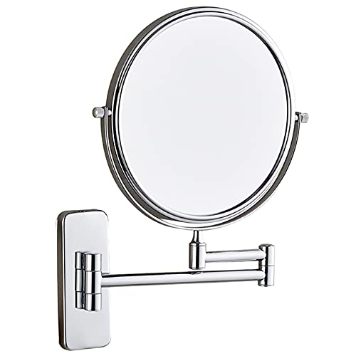 Miroir cosmétique rond chromé OGRAFF avec face grossissante 10x - 2