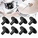 Capormory Drum Cymbal Sleeves - Cymbal Sleeves, Cymbal Stand Sleeves, Drum Sleeve, Drum Plastic Sleeves, Cymbal Replacement Accessories