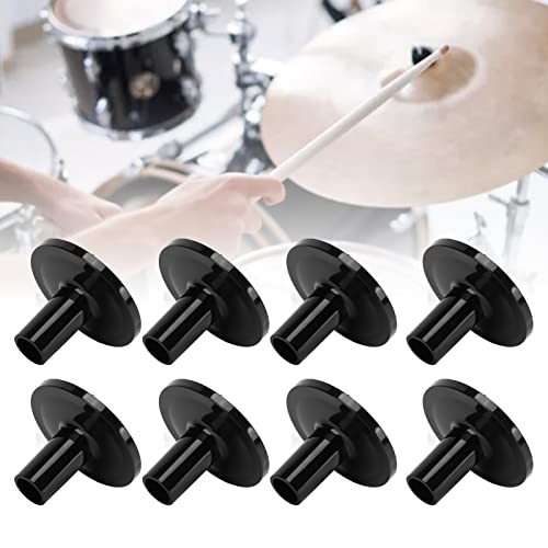 10 Manicotti Per Piatti Batteria In Plastica Nero - Supporto Standard Per Drum Kit - 1.5x1.5x1 Pollici - Foto 7