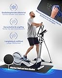 NEOLYMP Bodenschutzmatte Fitnessgerät (120 x 60 cm) - Laufband Matte 8mm Dicke - langlebig, rutschfest & stoßdämpfend - Fitness Unterlegmatte für Crosstrainer - Gymnastikmatte, Fitnessmatte