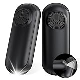 Miaton Chaufferette Main Reutilisable avec Lampe Torche 2 Pack, 6000 mAh Chauffage Portabl...