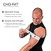 Cho-Pat Upper Arm Strap, Waterproof Swimmer's Arm Brace for Bicep and Tricep Tendonitis, Small, Made in the USA