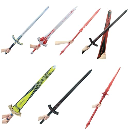 ZUSUR Fate コスプレ道具 剣 武器 アルトリア・ペンドラゴン フェイト PU製 エクスカリバーモルガン 燦然と輝く王剣 模造刀 アクセサリー コスプレ小物 萌えグッズ コスチューム用小物 変装 cosplay 男女兼用 誕生日 (カリバーン) [