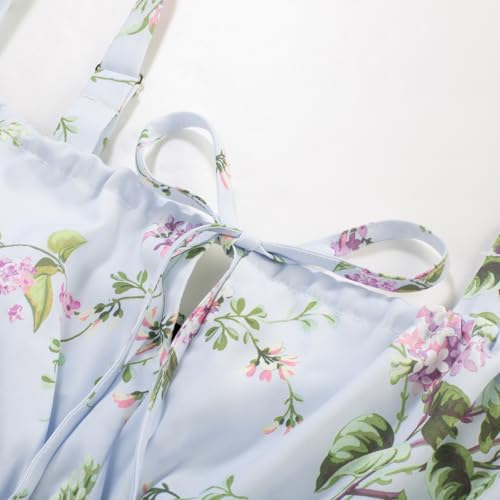 Image of Scarlet Darkness Women's Floral Midi Dress Corset Sundresses 2026 Summer Spring Vacation Milkmaid Dresses