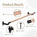 AshKiz 4FT Ballet Barre Wall Mount, Ballet Barre for Home, Ballet Barre, Freestanding Ballet Barre for Home Adult, Ballet Bar for Home Workout Dance Equipment