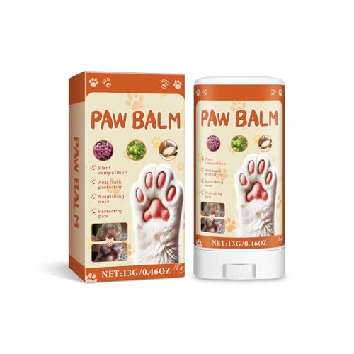Crema Almohadillas Perros, Crema Protectora e Hidratante para Las Patas del Perro, Protección para Patas de Perro, Repara y Restaura Las Patas Secas, Agrietadas y Dañadas, 09