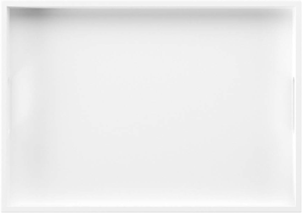 ASPECT Hotel Style Hopkins Foldable Detachable Butler Table/Serving Tray (White/Chrome), Wood 54 x 38 x 72 cm