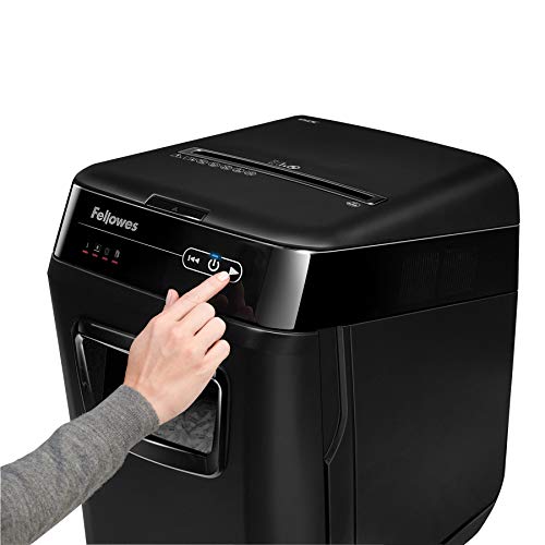 Fellowes Automax 150C 150-Sheet Cross-Cut Auto Feed Shredder With Jam Protection For Hands-Free Shredding (4680001), Black #TOP7