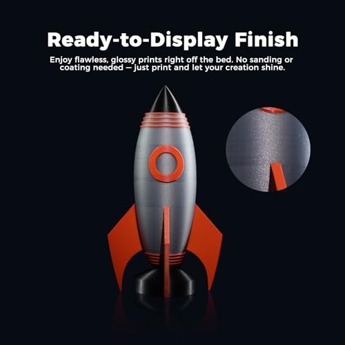 Image of Creality Hyper PLA Galaxy Filament 1.75mm 1KG, Starry Sparkle PLA 3D Printer Filament with RFID, Designed for High Speed 30-600mm /s, Cosmic Shine for Artistic and Decorative Prints (Stardust Coffee)