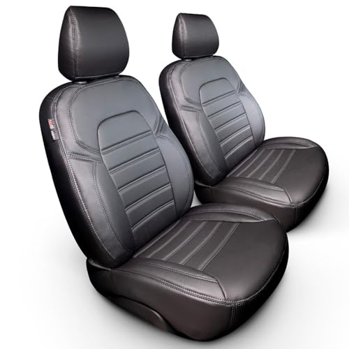 Housses de siège Ford Transit Custom 2023 otoM imperméables en cuir artificiel 2+1