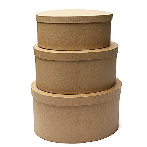 【PAPIER-MACHE STORAGE CONTAINER】 Amazon.com: Factory Direct Craft Handcrafted Paper Mache