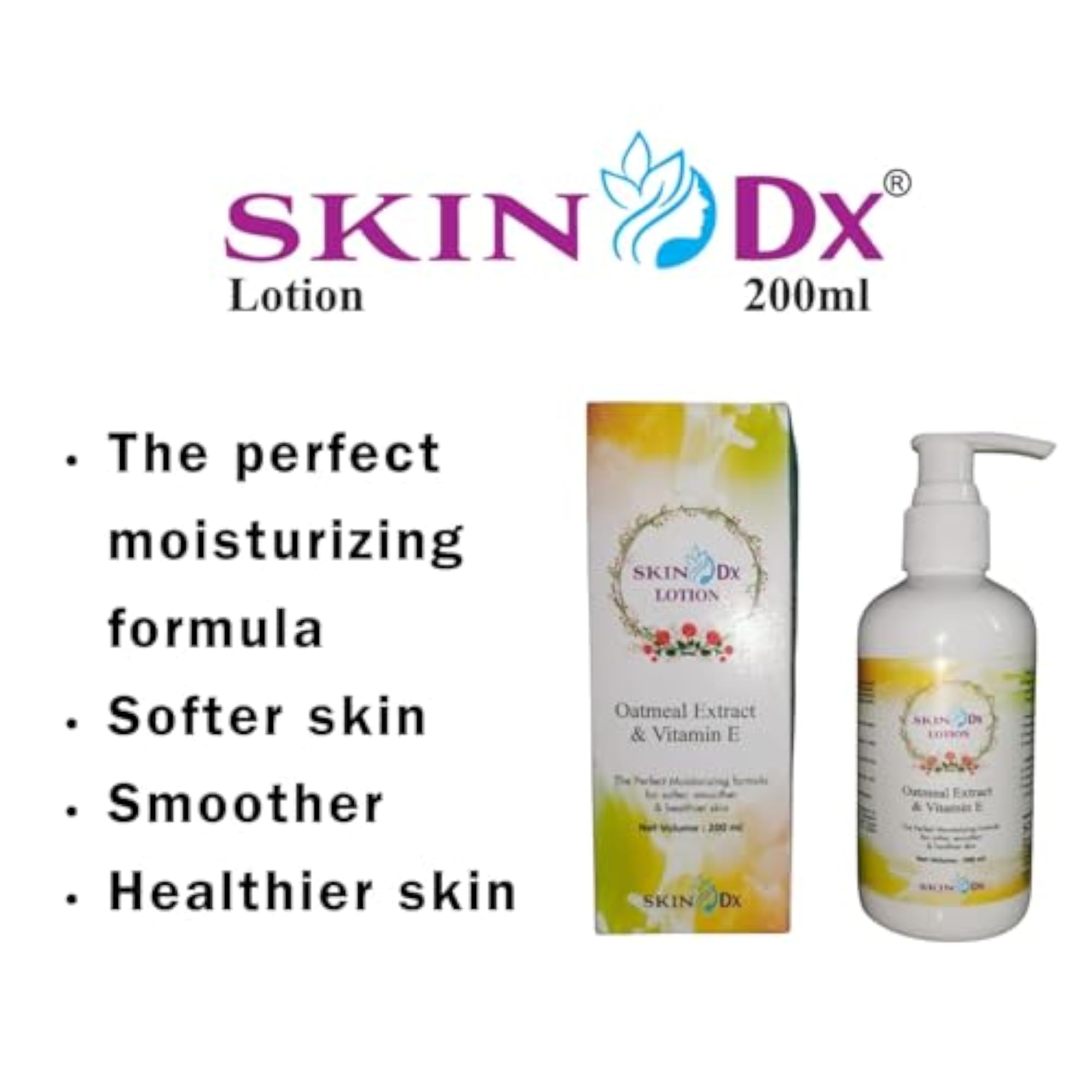 SkinDx Moisturising Lotion with Oatmeal Extract, 100ml