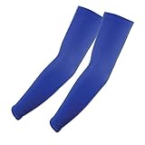 Elixir Golf Sun Protection Arm Cooling Sleeve-1 Pair, Blue