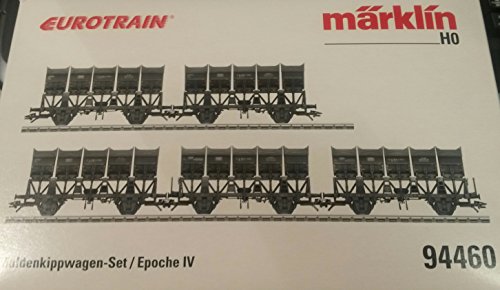 Preisvergleich Produktbild Märklin Muldenkippwagen-Set 5-teilig *gealtert* Ep.IV 94460 H0