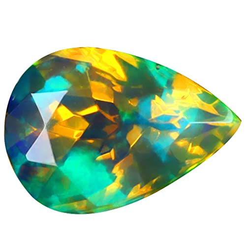 Opale éthiopienne poire 2.66 ct : le cadeau de naissance idéal