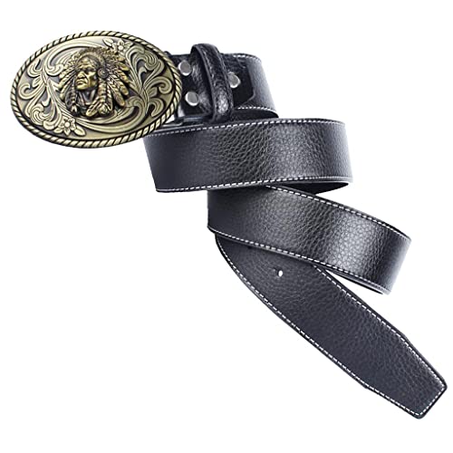 Hellery Cintura Western da Uomo in Pelle da Cowboy...