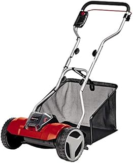 Einhell Power X-Change Walk-Behind Cylinder Lawnmower - 18V, 38cm Cutting Width, 45L Grass Box, 4 Cutting Heights, Mulching - GE-HM 18/38 Li Solo Battery Lawn-Mower (Battery Not Included)