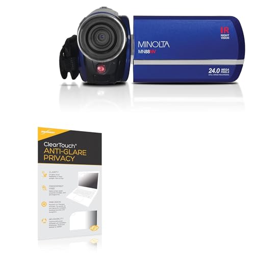 BoxWave Screen Protector Compatible with Minolta MN88NV - ClearTouch Anti-Glare Privacy (2-Pack), Privacy Screen Protector Flexible Film Anti-Glare