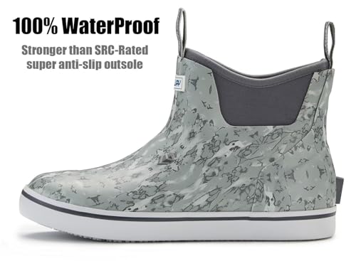 Image of SUREWAY Women's Deck Boots Professional Non-Slip Fishing & Ankle Deck Boot Waterproof Rain Boots