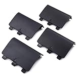 4Pack Replacement Battery Back Cover for Xbox Wireless Controller, Controller Shell Cover Part for Xbox One S, Battery Cover Door
