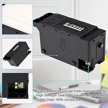 Image of Maintenance Box C9345 Compatible for Epson L15150, L15160 Ecotank Pro Et-5800 Et-5880 Et-5850 Et-16600 Et-16650, Workforce St-c8000, L15150, L15160 Printer (C-9345)