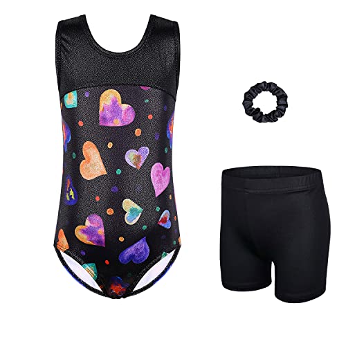 XFGIRLS Ärmellose einteilige Slips 3 bis 12 Jahre alte Mädchen Gymnastik Bodysuit Ballettkostüm Tanzkostüm Cover