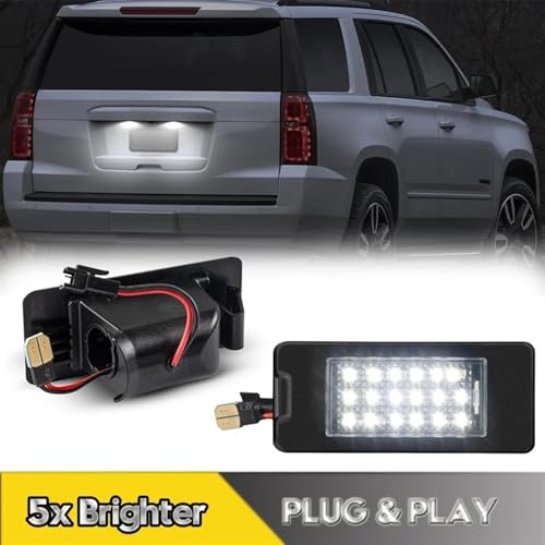 Luces de matrícula LED Yukon XL 2015 2016 2017 2018 2019 2020 3