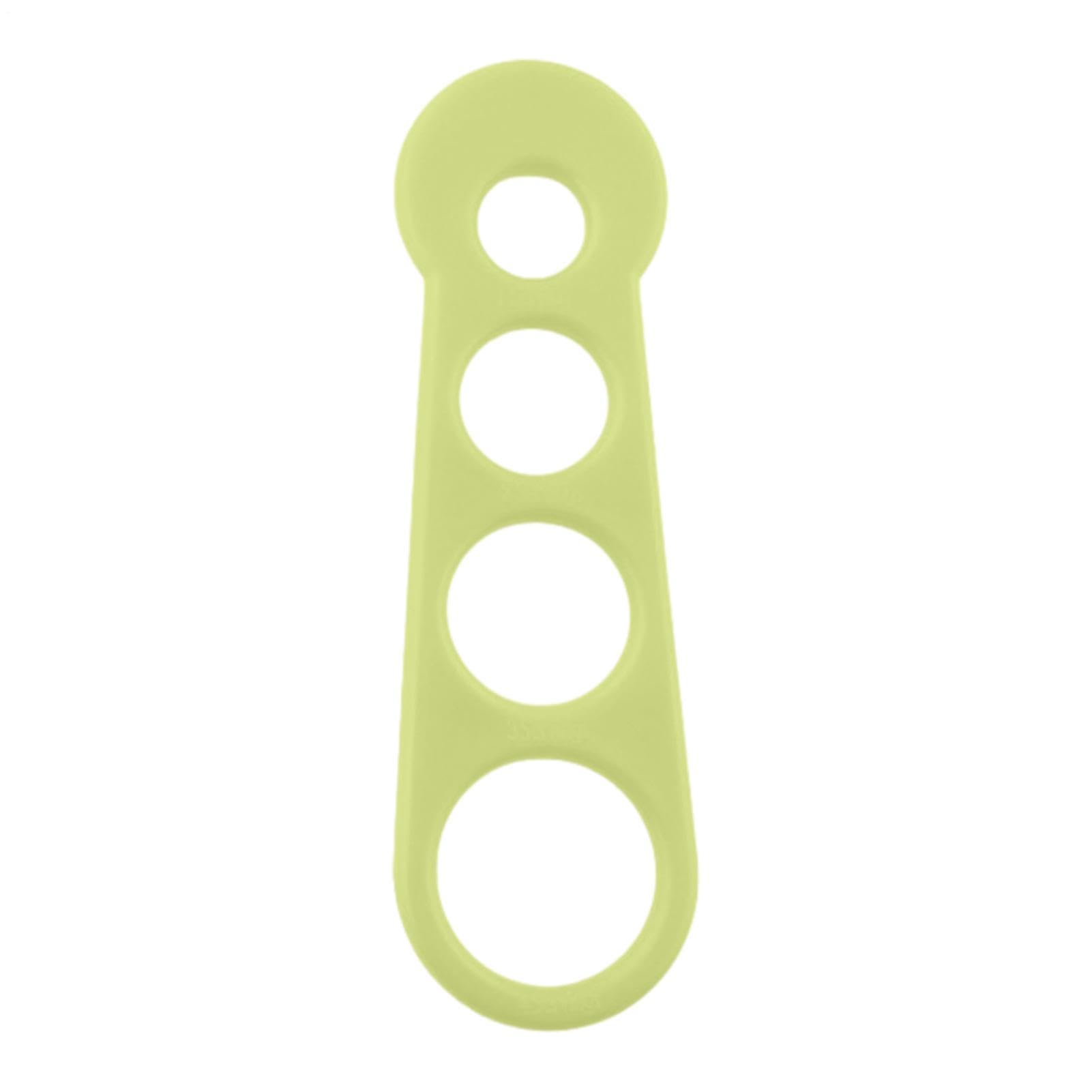 Medidor de espaguetis – Medidor de pasta, guía de porciones de 1 unidad para uso culinario, plantilla de acero inoxidable con aberturas redondas, utensilios de cocina, herramienta de tamaño para