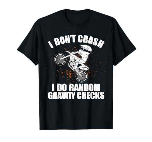 Funny Dirt Bike Rider T-Shirt for Boys and Girls