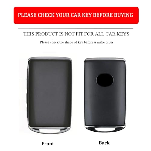 Juttzzei Mazda Car Key Fob Cover - CX Series (3, 30, 5, 50, 60, 9) & MX5 - 4 Button, Upgraded TPU Silicone Key Cover (Black) - Image 2