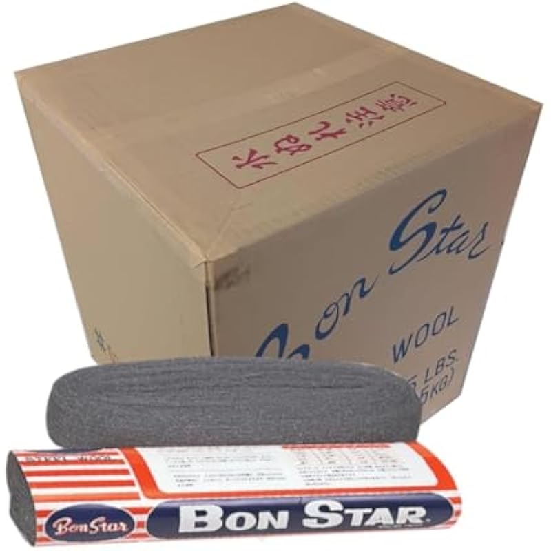 Bonstar Steel Wool Pond Roll #00 중간 층 25 피스 세트 필터 재료 쿠션 재질 사운드 시절 마우스 퇴치 오일 얼룩이 타는 e. 얇은 사례 판매