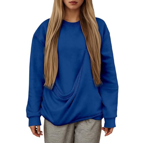 Sweat-shirt sans capuche WWricotta avec poche avant pour petit vêtement de détente
