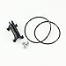 silverock Custom Racing Number Plate Mount Bracket Holder for Aero V Seatpost