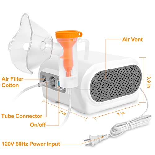 image for Mayluck Portable Nebulizer - Handheld Jet Nebulizer Machine Personal C