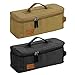 ZHORCIN Camping Travel Cooking Utensils Travel Bag with Net Pockets, Portable for BBQ Camp Cookware Kitchen Kits