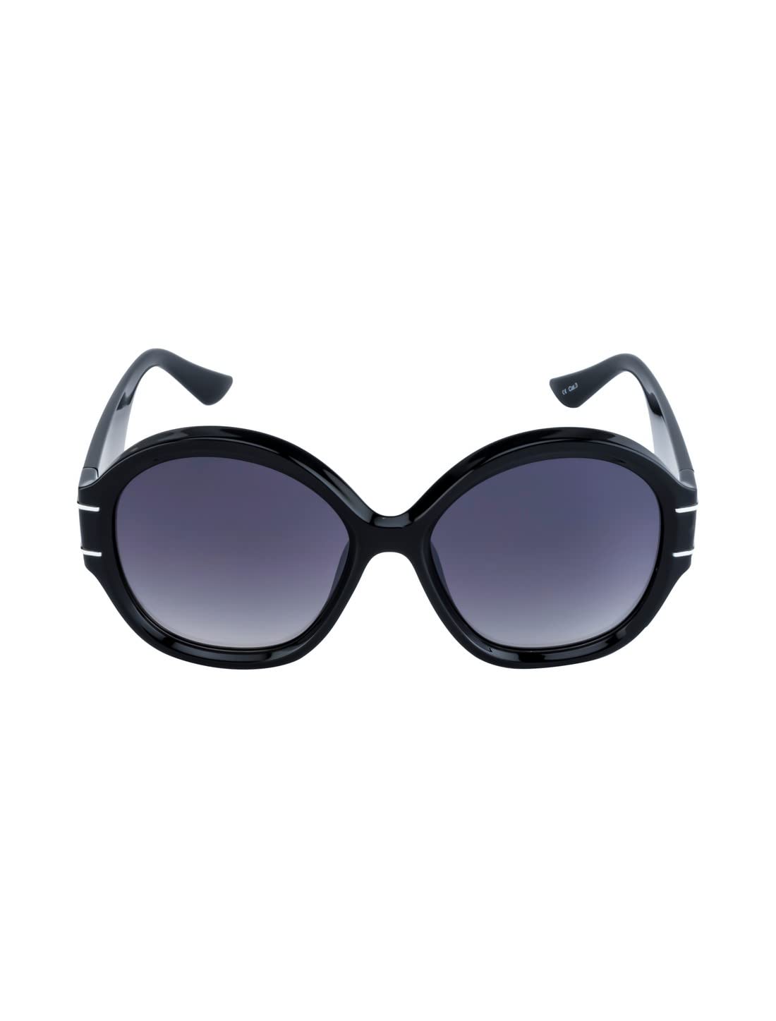 opiumBlack Branded & Stylish Round Sunglasses For Women | Uv Protected Lens | Women Round Sunglasses Black