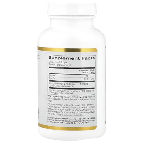 California Gold Nutrition CLA 1000mg 90粒