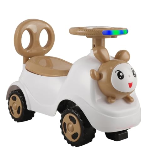 Image of JoyRide Little First Car Ride-On Vehicle Baby /Kids Ride on Toys - Push Car for Children Suitable for Boys & Girls 1-3 Years (Brown)