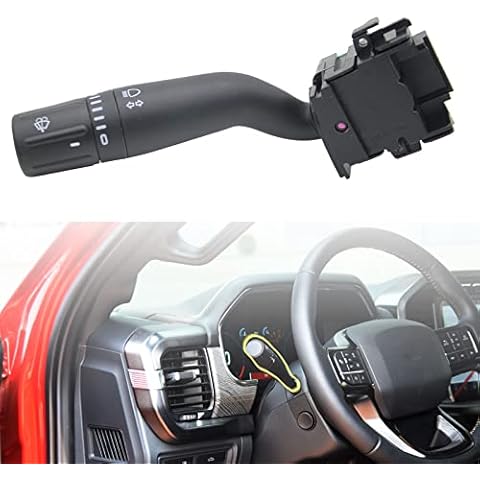 ZZCSZ SW-6874 Turn Signal Multi-Function Switch Windshield Wiper Switch Assembly Compatible with 2011-2013 Ford F-150 F-250 F-350 F-450 F-550 Super Duty Replaces# BC3Z-13K359-BA, SW6874, BC3Z13K359BA Cover