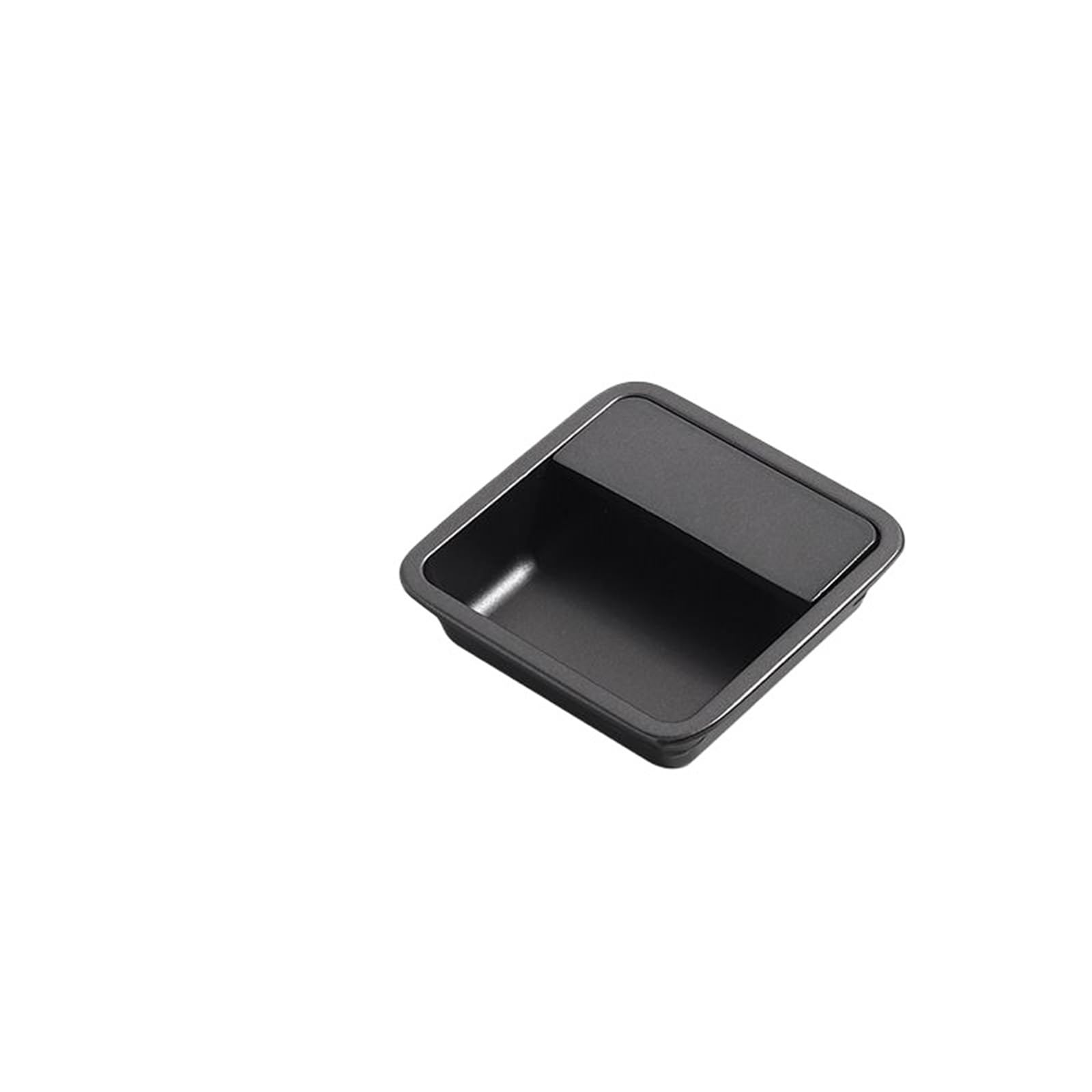 Wenyog One Color Cabinet Pulls Sliding Door Concealed Handle Slotted Embedded Buckle Furniture Handles Wardrobe Push Pull Hidden Kitchen Cabinet Knobs(Dark Gray 57Mm)