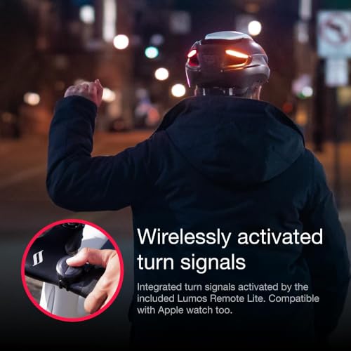 Casco inteligente Lumos con luces de freno automáticas e intermitentes Bluetooth 3