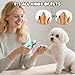 Dexmary 2-in-1 Dog Nail Trimmers & Dog Nail Grinder, Dog Nail Clippers with 2 LED Lights & Safety Guard, USB Rechargeable, Multiple Grinding Methods for Small, Medium, and Large Dogs & Cats (Green)