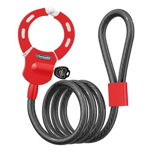 Honszex Schloss für E Scooter, Fahrradschlöss, E Scooter Schloss, Rotes...