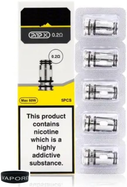 PnP X Coils for Voopoo Drag 5, Drag S2, Drag X2, Argus Pro 2 Kits (0.2 ohm (40-60w) DTL)