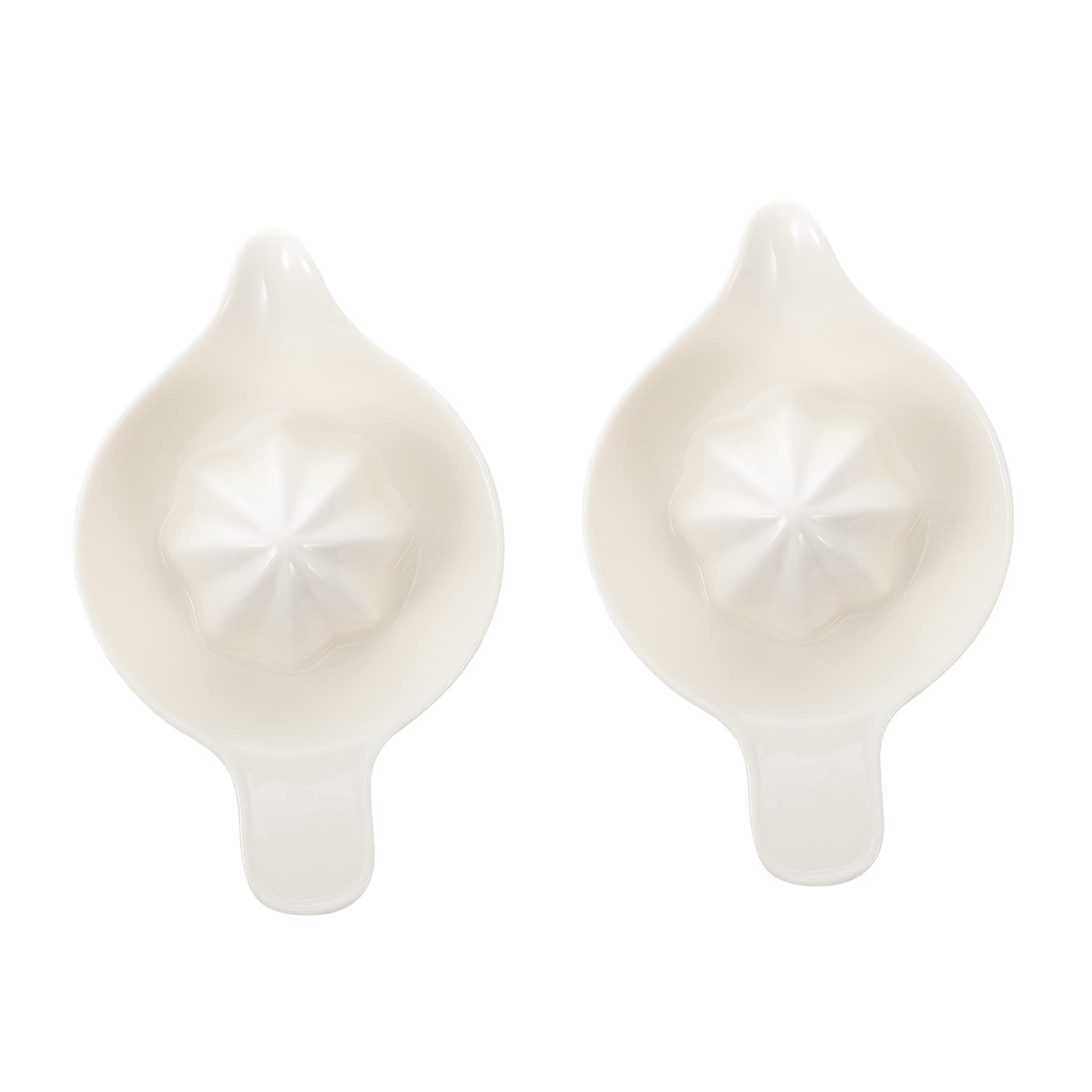 LALADEFIEE 2Pcs Manual Fruit Juicer Lemon Squeezer for Effortless Juice Extraction Easy to Clean for Home Bakery and Supermarket Use