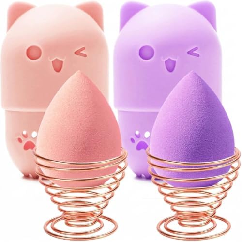 LIFKOME Silicone Beauty Sponge Holder 1 Piece Drying Stand Travel Case image 4